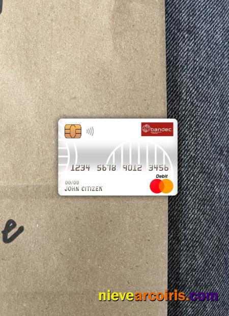 Cuba Bandec banco de credito y comercio bank master debit card photolook